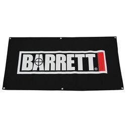 Barrett Logo - Barrett Store - Barrett Banner, Black with Logo, 24" x 48"
