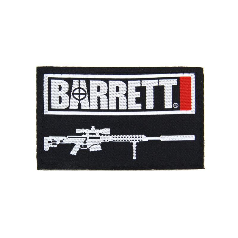 Barrett Logo - Barrett Store - Barrett Patch, 3" Woven, Black