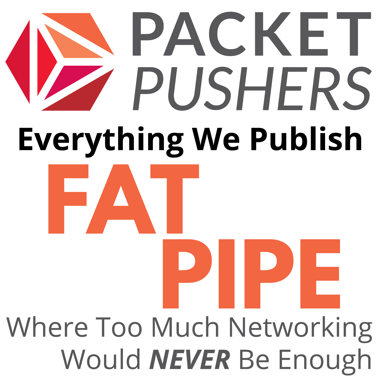 FatPipe Logo - pod|fanatic | Podcast: Packet Pushers - The Fat Pipe of Podcasts & Blogs