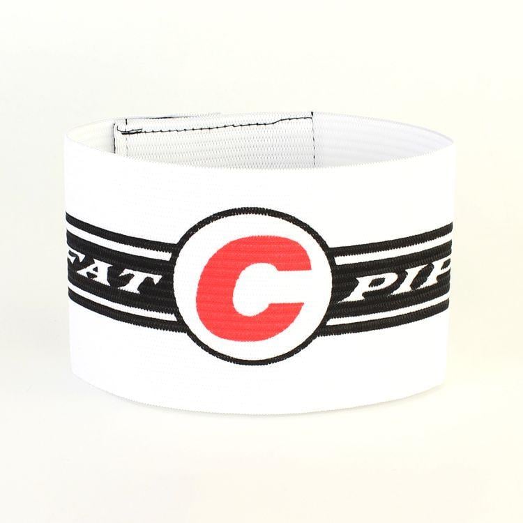 FatPipe Logo - Fat Pipe Captain's band white | Captain - Clubs |