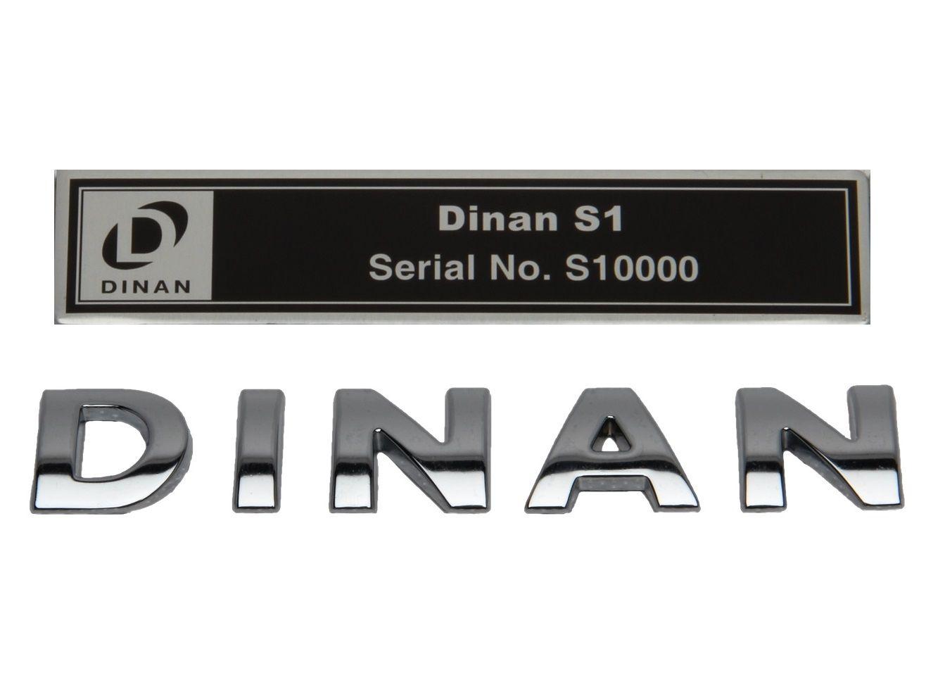 Dinan Logo - S-1 Under-hood Plaque and Dinan Deck Lid Badge - Dinan, Leader in ...