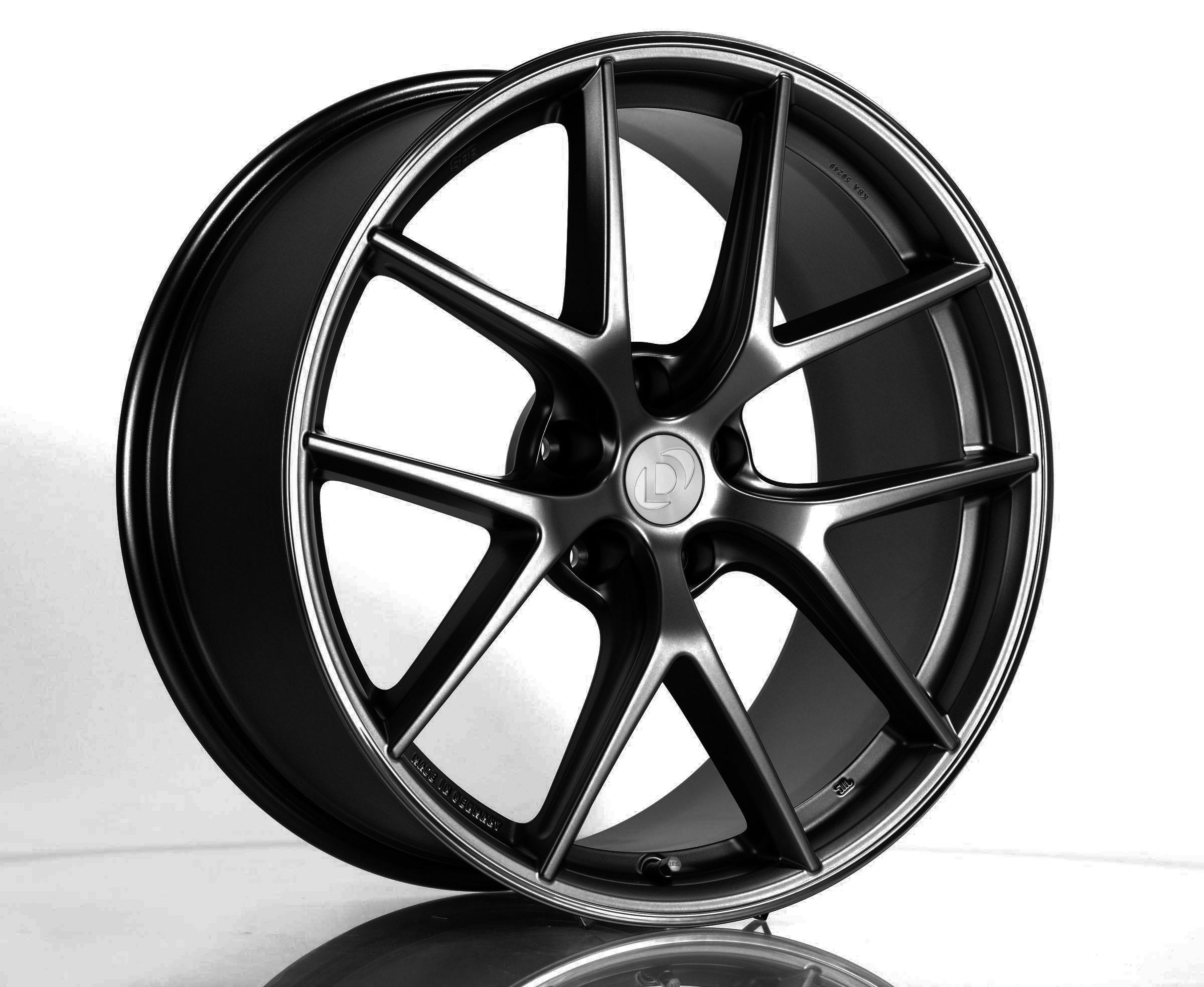 Dinan Logo - 19 inch BBS CI-R Wheel Set - Black with Dinan logo center cap for ...