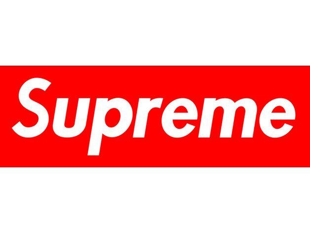 Supreme Box Logo - Supreme Box Logo by CHApplicableDesigns - Thingiverse