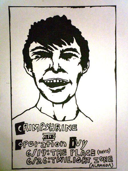 Crimpshrine Logo - crimpshrine and operation ivy... - (davis)(alameda)(california ...