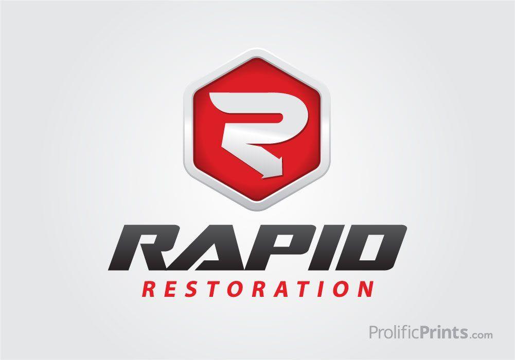 Restoration Logo - Rapid Restoration Logo Design – ProlificPrints.com