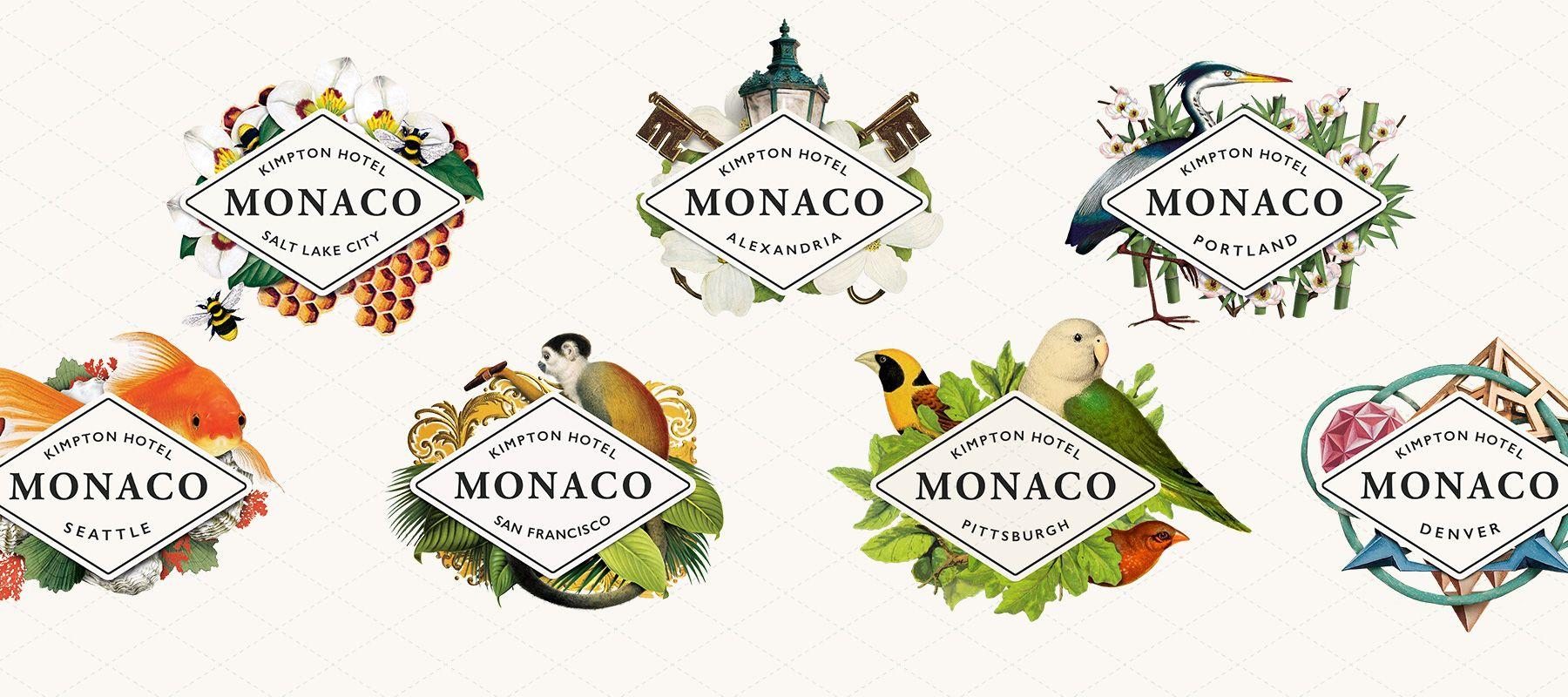 Monaco Logo - Hotel Brand Identity | An Eye-Catching Rebrand Elevates Hotel Monaco