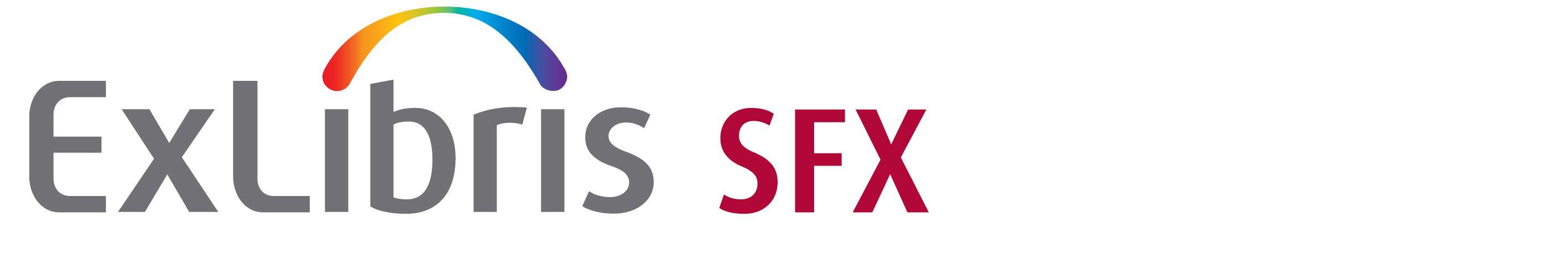 SFX Logo - Brand Resources Libris Knowledge Center