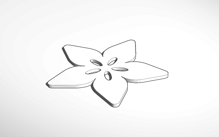 Adafruit Logo - 3D design Adafruit Logo