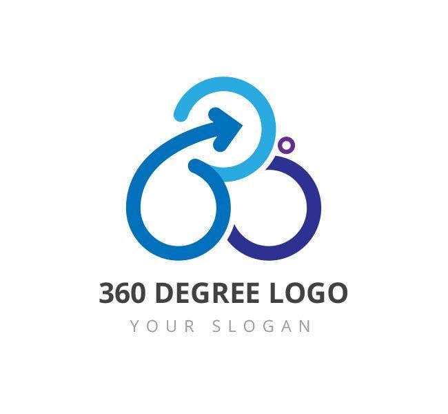 Degree Logo - 360 Logo & Business Card Template - The Design Love