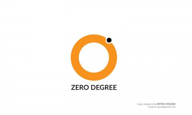 Degree Logo - Logo of ZERO DEGREE - Croovs - Community of Designers