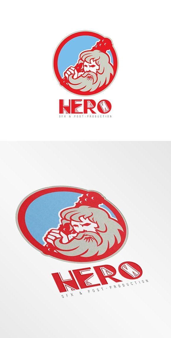 SFX Logo - Hero Sfx and Post Production Logo ~ Logo Templates ~ Creative Market