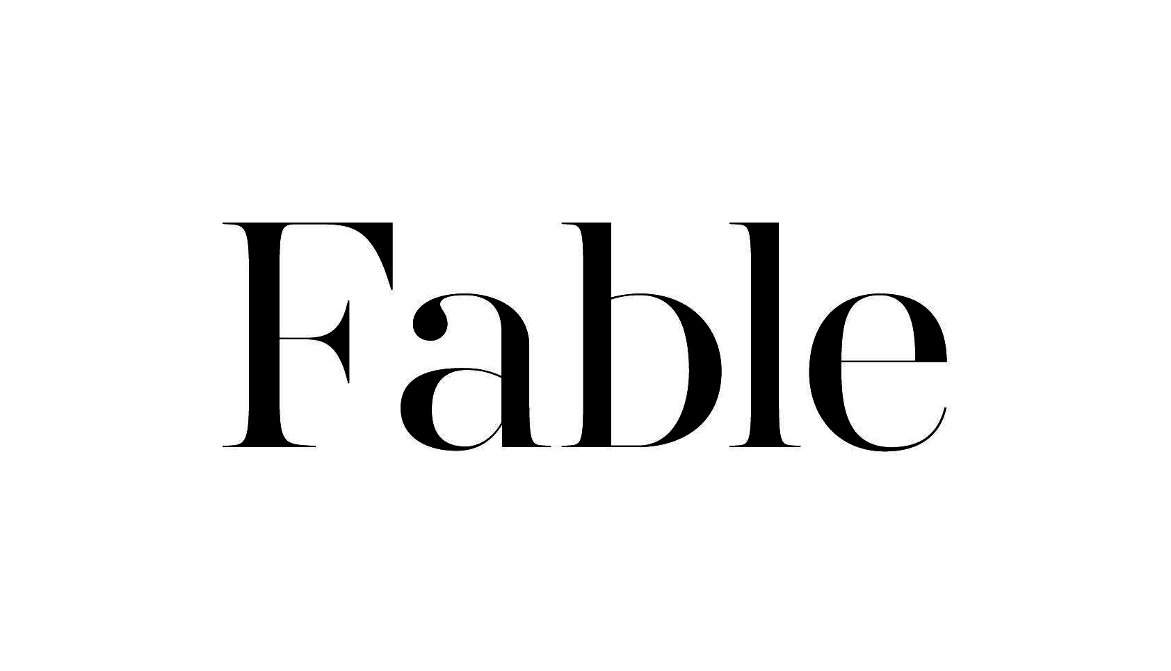 Fable Logo - Our logo's launched! | Project 50/100