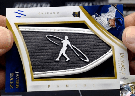 Griffey Logo - 2015 Panini Immaculate Javier Baez Griffey Logo - Beckett News