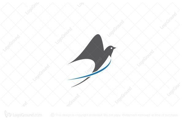 Swallow Logo - Exclusive Logo 21958, Swallow Logo | Logos | Logos, Logo design ...