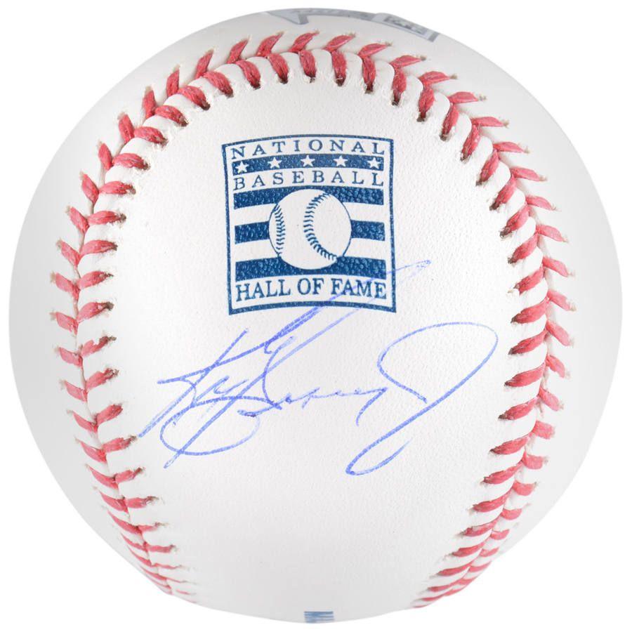 Griffey Logo - Autographed Seattle Mariners Ken Griffey Jr. HOF Logo Baseball ...