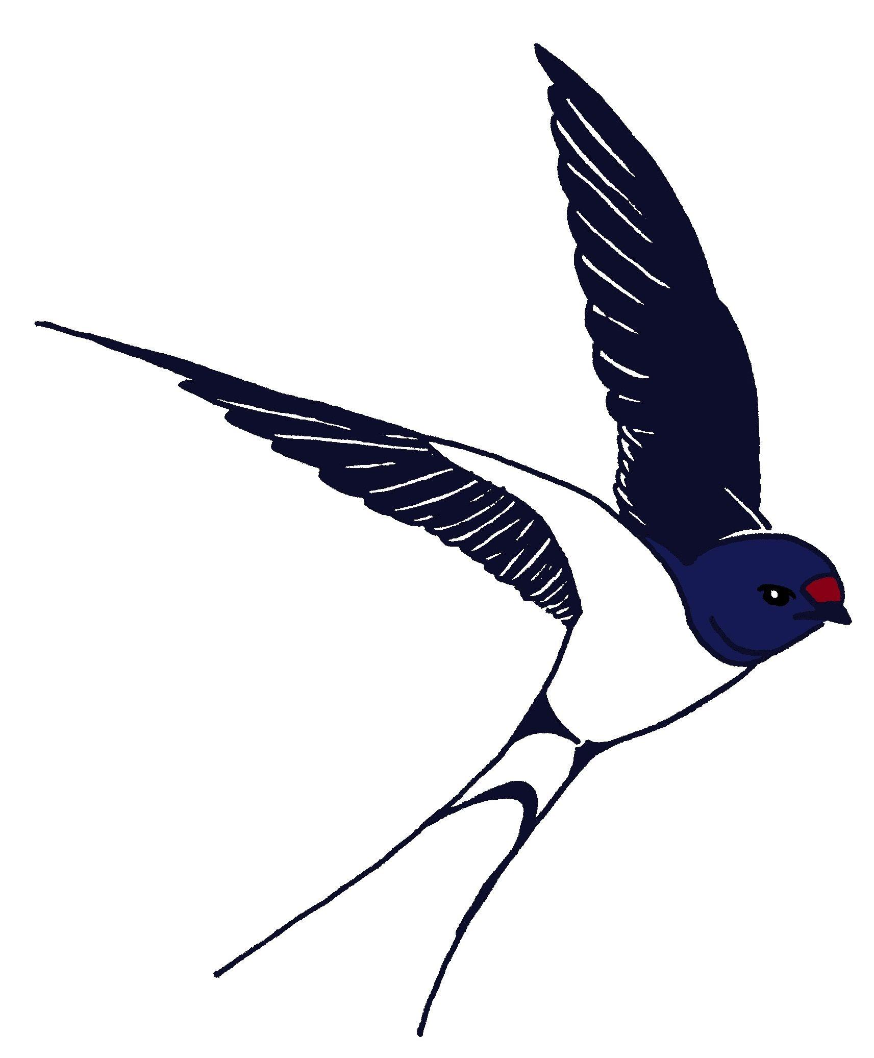 Swallow Logo - logo (5) | Flight of a barn swallow