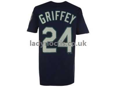 Griffey Logo - Seattle Mariners Ken Griffey Jr. MLB Men's Ceremony Logo T-Shirt ...