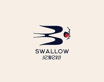 Swallow Logo - Swallow logo | Etsy