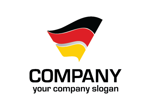 Deutsch Logo - Transport, Logistik, Fahnen Logo, Deutsch, Finanzen - logomarket