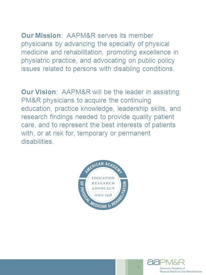 AAPM&R Logo - The American Academy of Physical Medicine and Rehabilitation