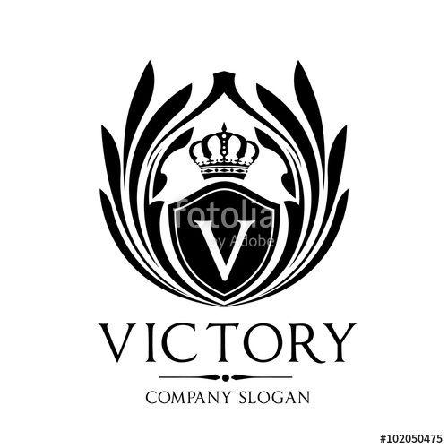Victory Logo - Victory logo, crest logo, hotel logo, king logo, crown logo, vector logo