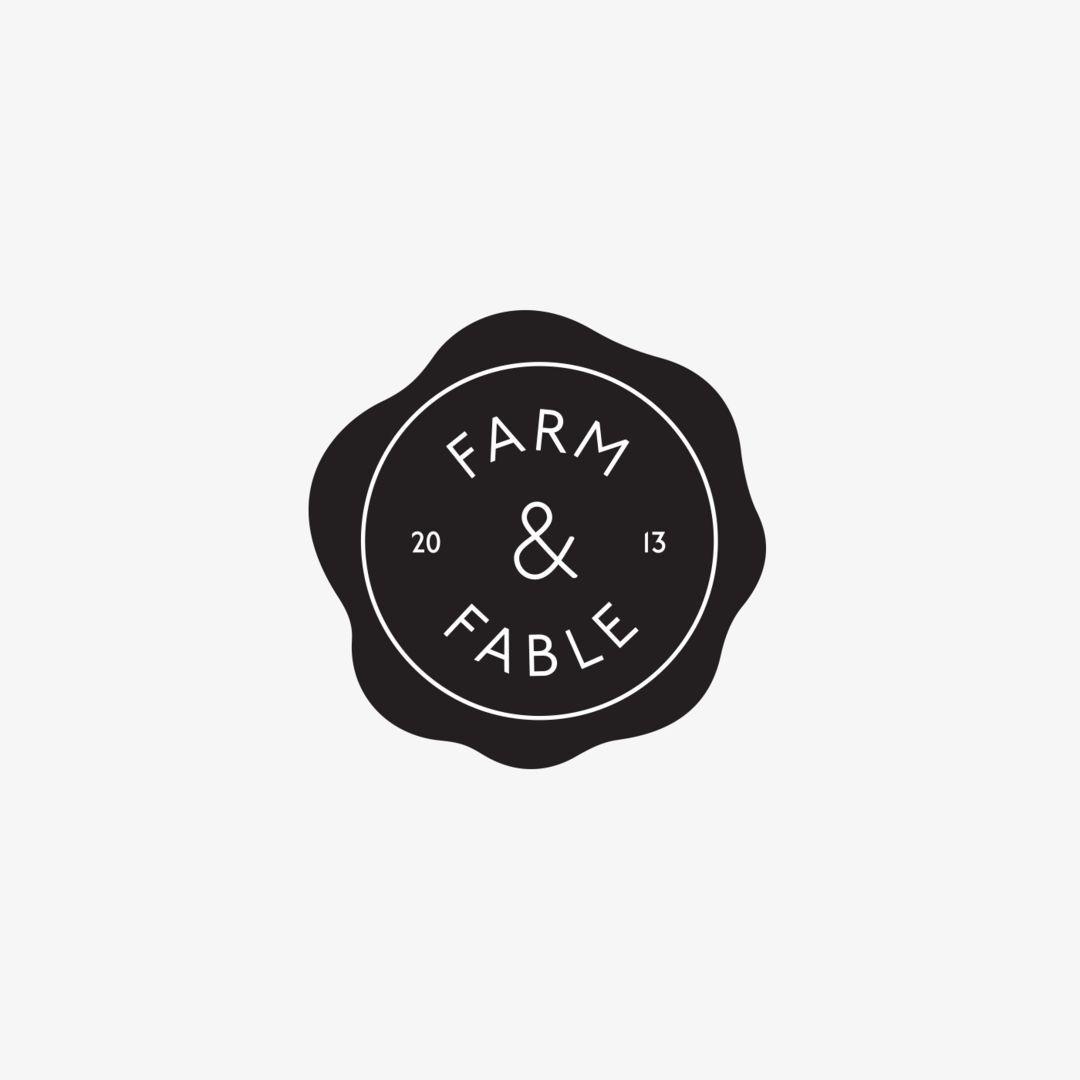 Fable Logo - The Farm & Fable logo. #typography #graphicdesign