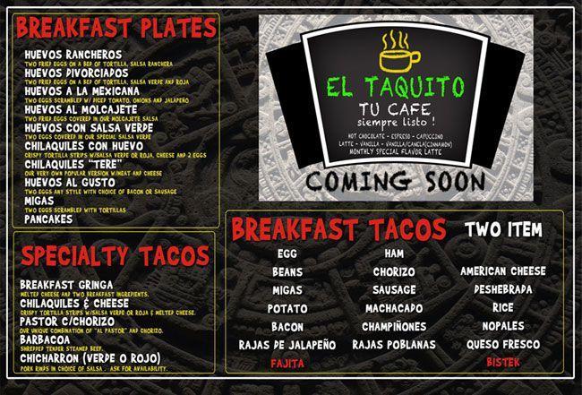 Taquito Logo - El Taquito Menu, Menu for El Taquito, Round Rock, Round Rock ...