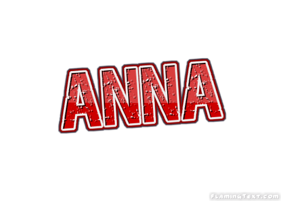 Anna Logo - Anna Logo | Free Name Design Tool from Flaming Text