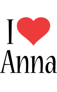 Anna Logo - Anna i-love logo | Annie | Names, Anna, Anna name