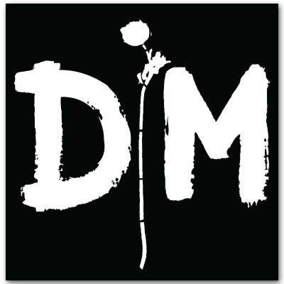DM Logo - DEPECHE MODE ROCK BAND DM LOGO STICKERS SYMBOL 5.5