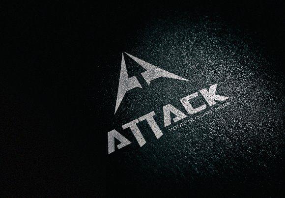 Attack Logo - Attack Game Letter A Logo ~ Logo Templates ~ Creative Market