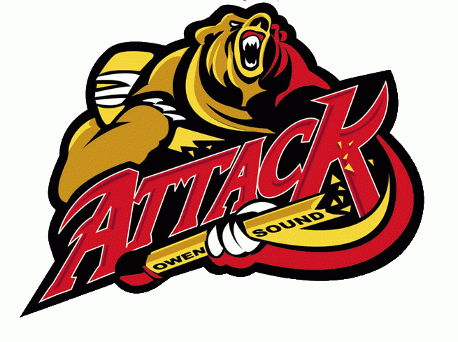 Attack Logo - Owen Sound Attack Unused Logo - Ontario Hockey League (OHL) - Chris ...