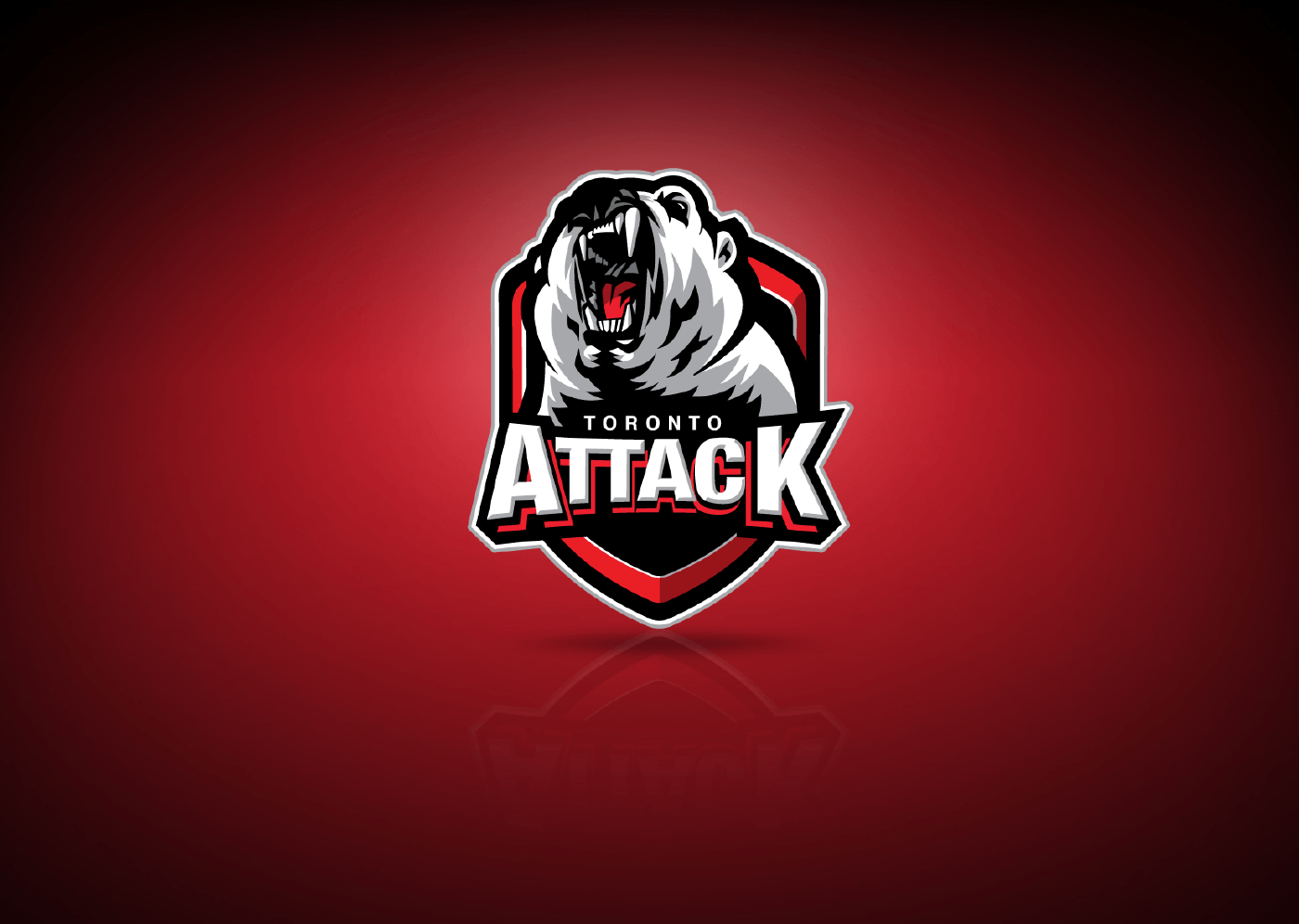 Attack Logo - Toronto Attack Junior A hockey club logo design