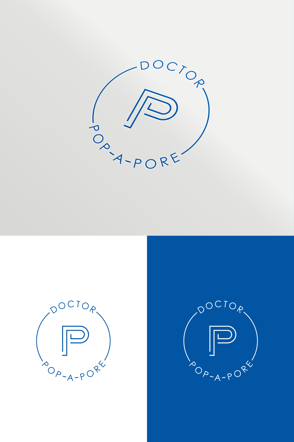 Pore Logo - Playful, Elegant Logo Design For Doctor Pop A Pore By Widodo