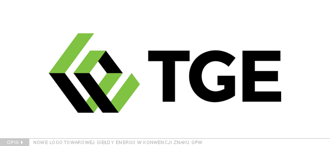 TGE Logo - TGE z nowym, dostosowanym do GPW logo