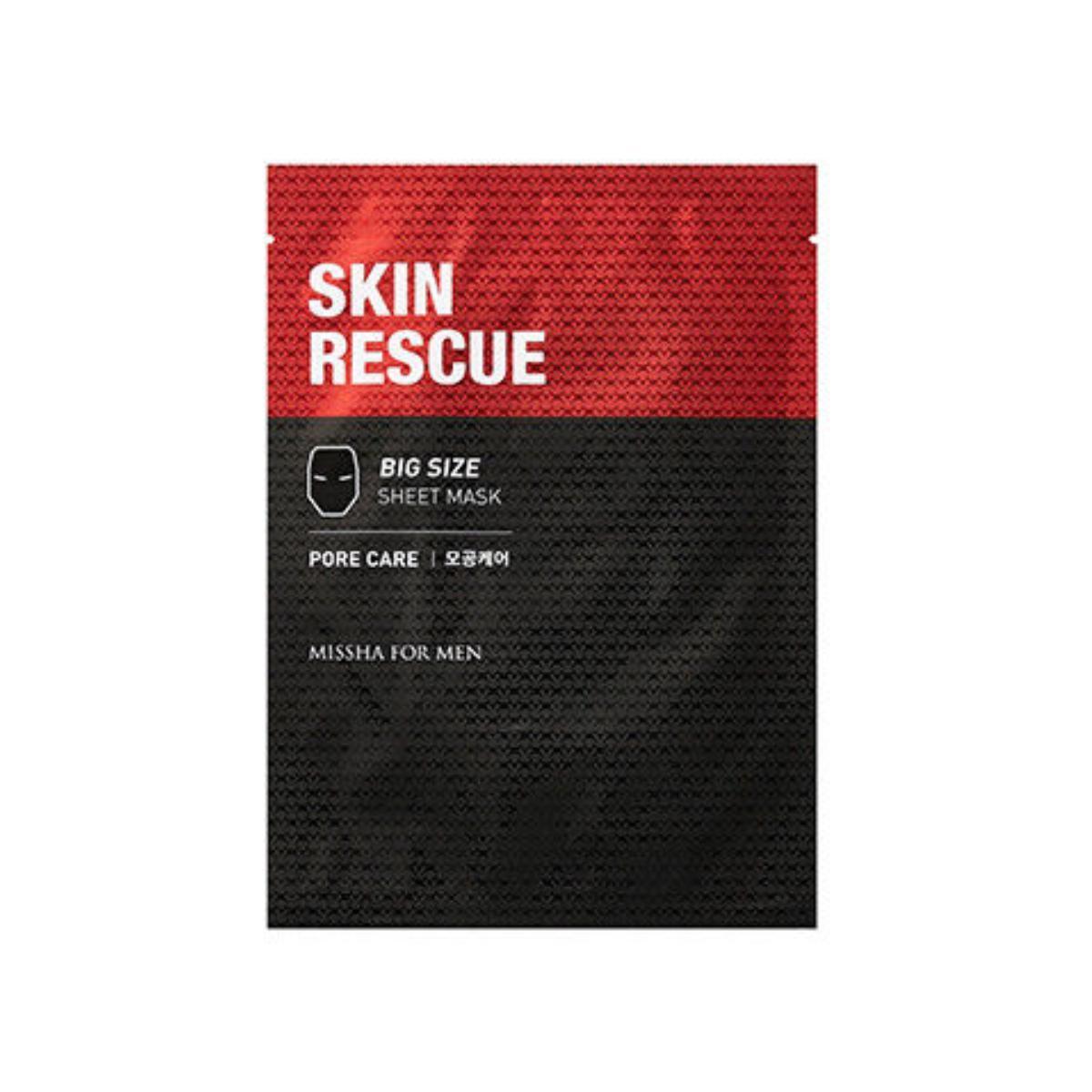 Pore Logo - MISSHA FOR MEN Skin Rescue Sheet Mask (Pore Care) - HallYu Cosmetics