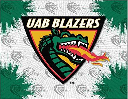 UAB Logo - Amazon.com : UAB Logo Canvas Art : Sports & Outdoors