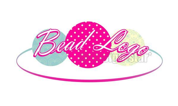 Bracelet Logo - Bead (Retro Polka Dot Heart Pattern Bangle Bracelet) logo design