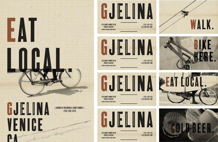 Gjelina Logo - Kaper Design; Restaurant & Hospitality Design: Gjelina | Logo Ideas ...