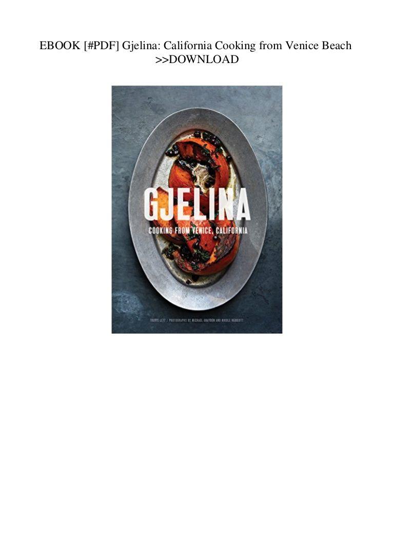 Gjelina Logo - EBOOK [#PDF] Gjelina California Cooking from Venice Beach DOWNLOAD