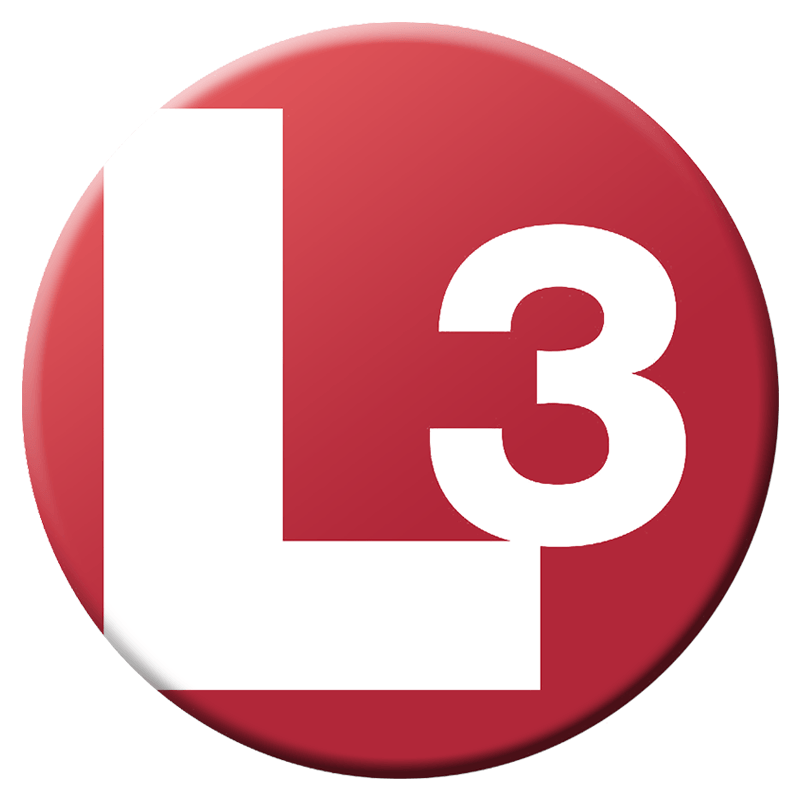 3 Logo - L-3 logo - Vertical Magazine