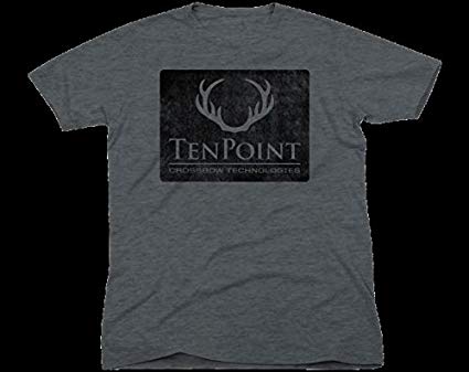 TenPoint Logo - Amazon.com : Tenpoint Logo T-Shirt, Charcoal, Large : Sports & Outdoors