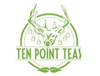 TenPoint Logo - Ten Point Teas logo design - 48HoursLogo.com