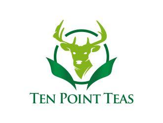 TenPoint Logo - Ten Point Teas logo design