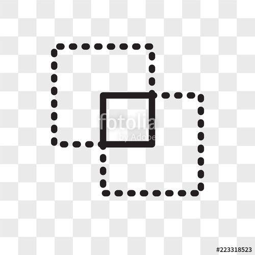 Intersection Logo - Intersection vector icon isolated on transparent background ...