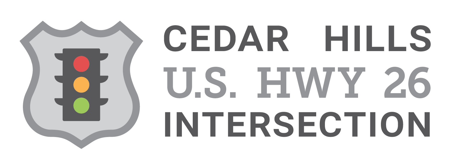 Intersection Logo - Cedar Hills Boulevard/U.S. 26 Intersection
