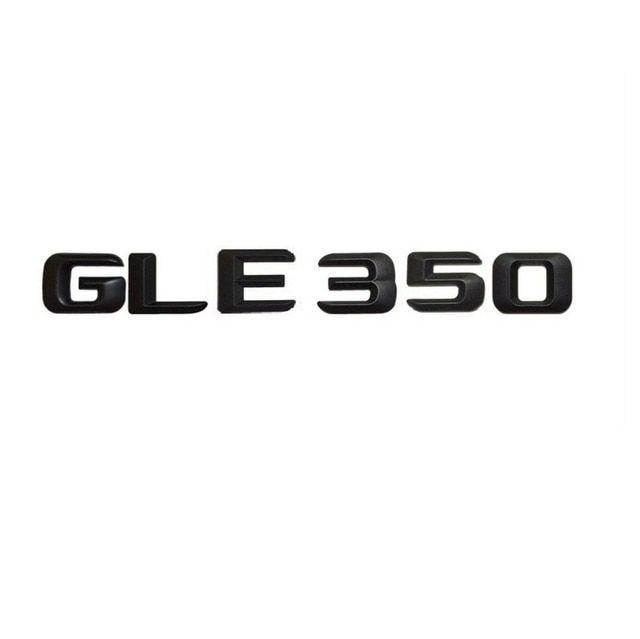 GLE Logo - Matt Black GLE 350 Car Trunk Rear Letters Word Badge Emblem