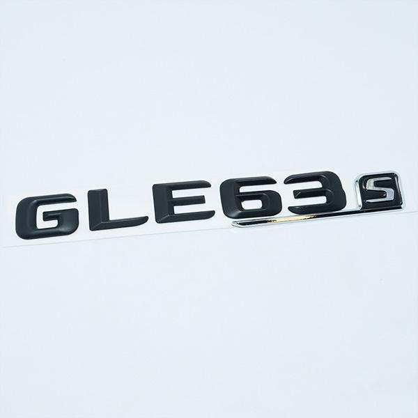 GLE Logo - Mercedes Benz ABS GLE 63 S Emblem 3D Matte Black Trunk Logo Badge