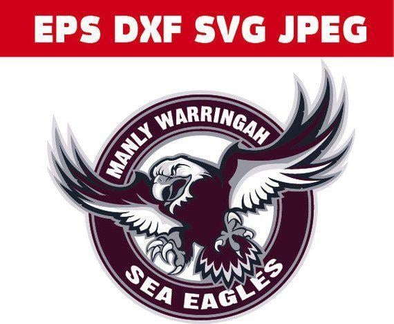 Manly Logo - Manly Warringah Sea Eagles Logo in SVG / Eps / Dxf / Jpg files | Etsy