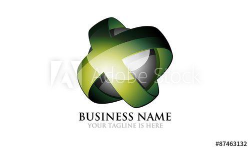 Intersection Logo - 3D X Mark - Intersection Logo Illustration - Buy this stock vector ...